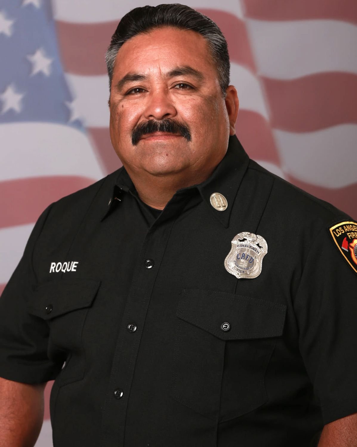 Firefighter George Roque